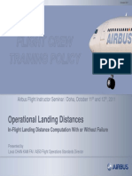 Operational Landing Distances: Airbus Flight Instructor Seminar / Doha, October 11 and 12, 2011