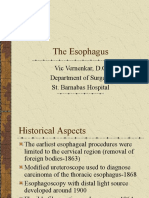 The Esophagus: Vic Vernenkar, D.O Department of Surgery St. Barnabas Hospital