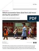 Which Economies Have Done Best and Worst During The Pandemic - The Economist