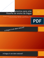 Apontamentos para Uma Filosofia de Ensino Da Língua, Com As Respostas.