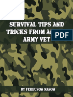 Survival Tips and Tricks From An Old Army Vet