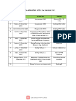 Fiks Agenda Kegiatan Kppu KM Unjani 2021