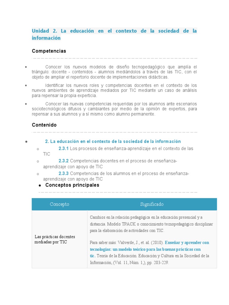 Integración de TIC en la educación | PDF | Tecnología de información y ...