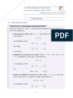 Equivalencia por filas y matriz escalonada reducida