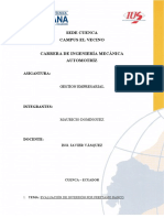 Informe Evaluación de Inversión Por Prestamo Banco