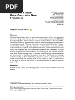 Israel and Turkey: Once Comrades Now Frenemies: Tuğçe Ersoy Ceylan