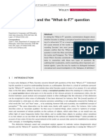 Socratic Inquiry and The "What Is F?" Question: Justin C. Clark