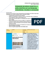 Proyecto Integrador Secuencia Didáctica 2 Introducción A Las Ciencias Sociales