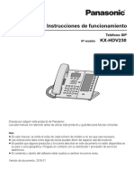Manual de Telefono IP Panasonic-KX-HDV230NE