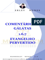 PDF12. Comentário de Gálatas 1. 6,7 - Evangelho Pervertido