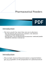 Pharmaceutical Powders