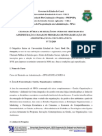 Chamada Pública n73 de 2019 - Mestrado 2020-2021