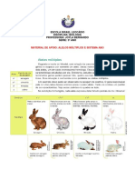 Material de Apoio - Alelos Múltiplos e Sistema Abo - 3ºano