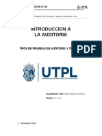 Tecnicas y Pruebas de Auditoria