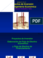 ING - ECO - Sem 13,14 y 15 Proyectos de Inversion FLUJOS