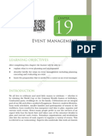 Event Management: Learning Objectives