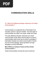 Communication Skills Exam