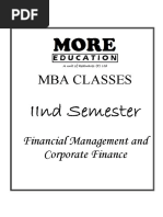  MANAGEMENT AND CORPORATE FINANCE (Final)