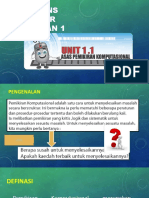 1.0 Pemikiran Komputasional