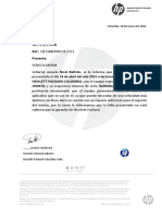 Certificado HP 1