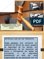 Responsabilidad civil tránsito