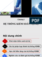 Bài Giảng Hệ Thống Kiểm Soát Nội Bộ