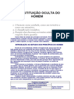 A constituição oculta do homem em sete veículos