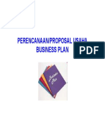 Materi Proposal Usaha Business Plan