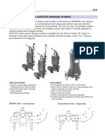 Submersible Semi-Vortex Sewage Pumps: Applications Features