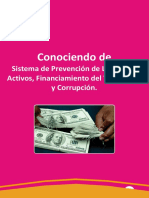 Sistema de Prevención de Lavado de Activos, Financiamiento Del Terrorismo y Corrupción.