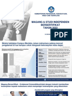 Magang & Studi Independen Bersertifikat TAHUN 2022: Kementerian Pendidikan, Kebudayaan, Riset Dan Teknologi