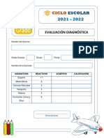 Examen Diagnostco Sexto Grado