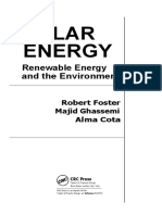 Solar Energy: Renewable Energy and The Environment