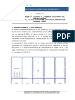 Memoria de Calculo de Estructuras