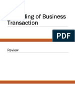 Recording of Business Transaction