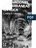 Excavaciones Subterraneas en Roca-Hoek B