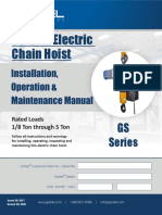 Gorbel Electric Chain Hoist: GS Series