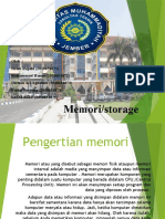 Memori - Storage