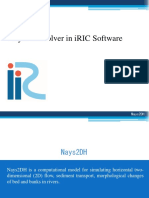 Nays2DH Solver in iRIC Software