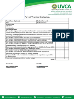 ParentTeachers Evaluation