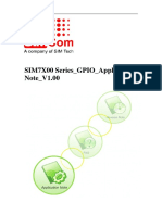 SIM7X00 Series GPIO Application Note V1.00