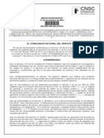 Lista de Elegibles Profesional Universitario Gobernación de Cundinamarca