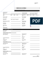 Biodata Form: 1. Personal Data