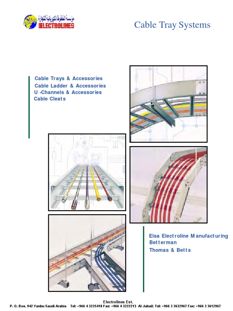 Cable Tray Systems. Cable Trays & Accessories Cable Ladder