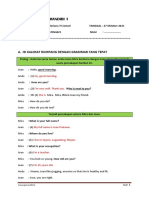 Tugas Mandiri 1: A. Isi Kalimat Rumpang Dengan Grammar Yang Tepat