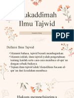 Mukaddimah Ilmu Tajwid PV