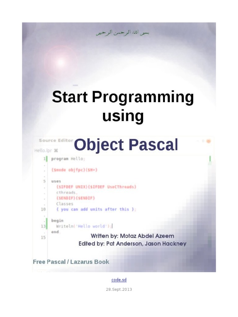 Learn Object Pascal Programming | PDF | Control Flow | Subroutine
