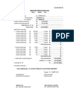 Formulir Penutupan Kas