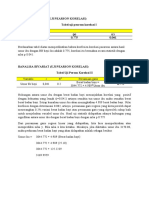 UJI KORELASI 1 DAN 2 NURCHOLIS-1020032050