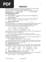 Chromium: Chemical Properties of Chromium (1) Reaction With Air